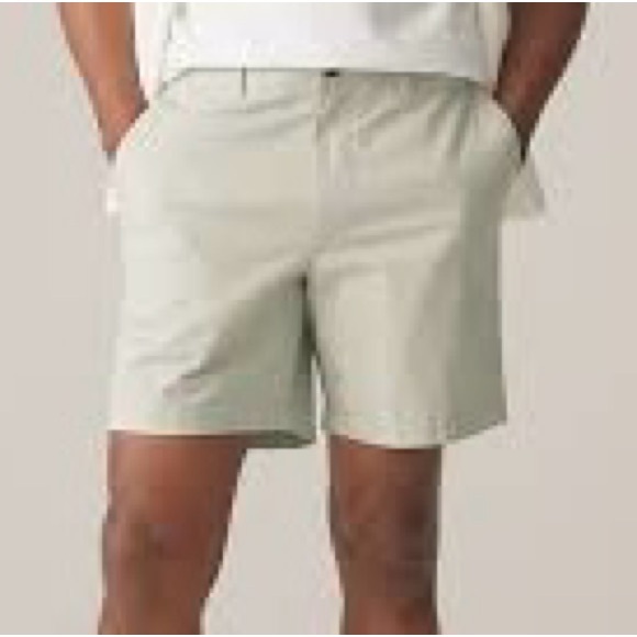 J. Crew Tan Flat Front Shorts Lightweight Cotton 34 - Picture 2 of 6